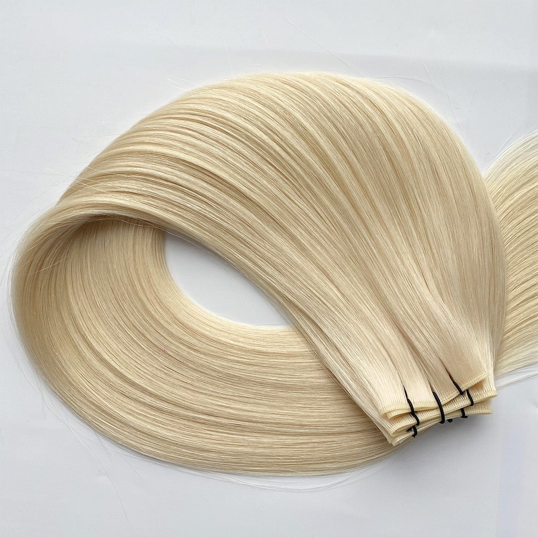 Krystal (Brightest Blonde) - Reinforced Handtied Weft