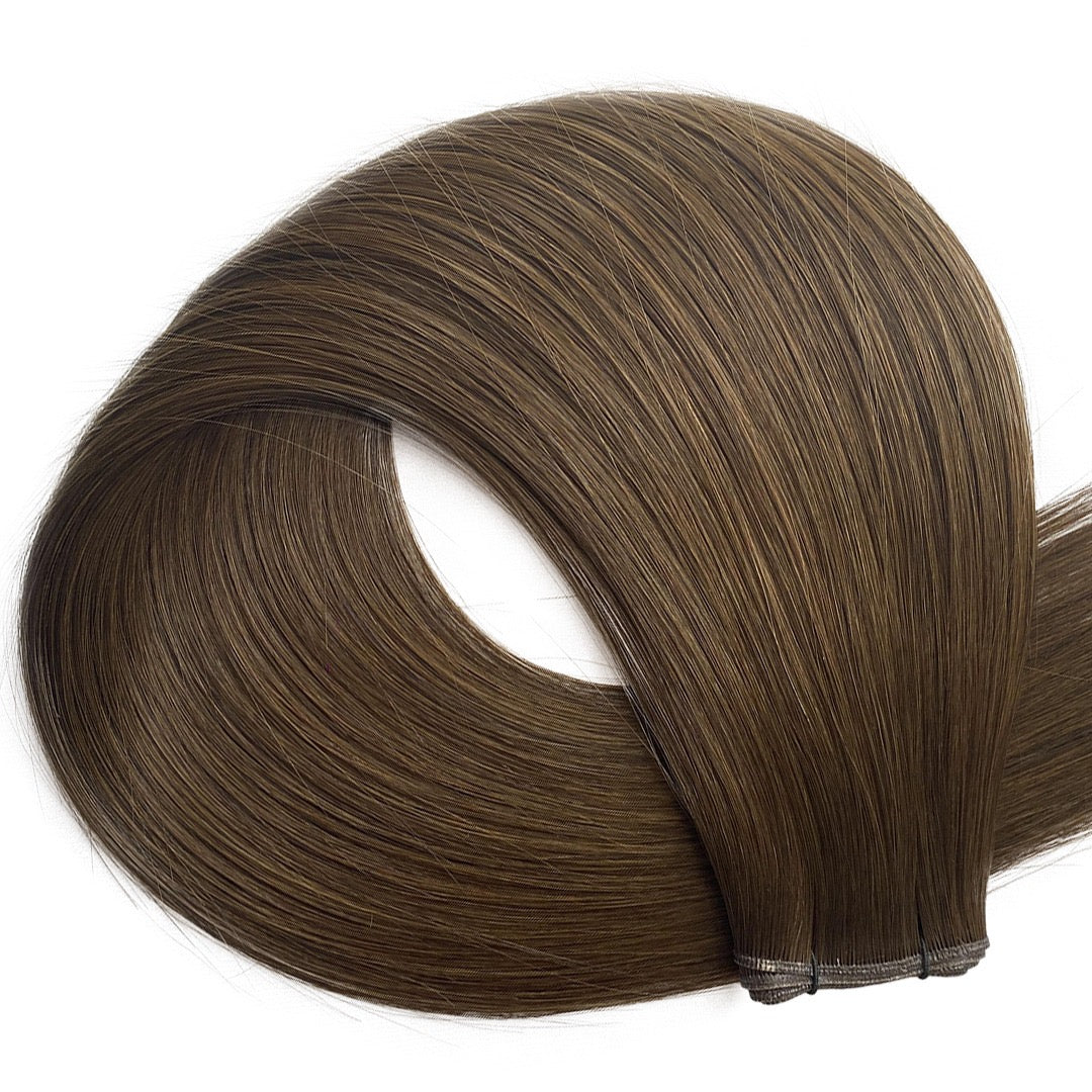 Mckenna (Soft Brown)- Reinforced Handtied Weft