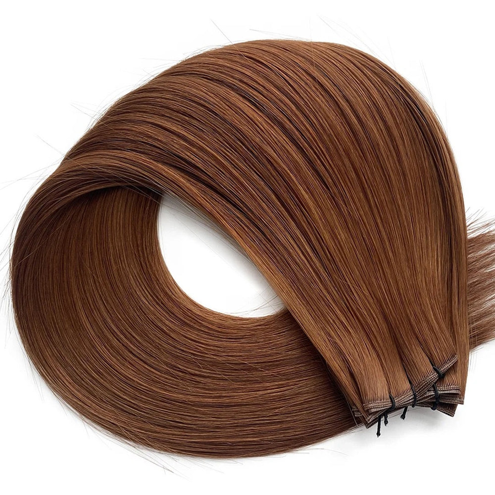 Raquel (Deep brown and carmel) - Reinforced Handtied Weft