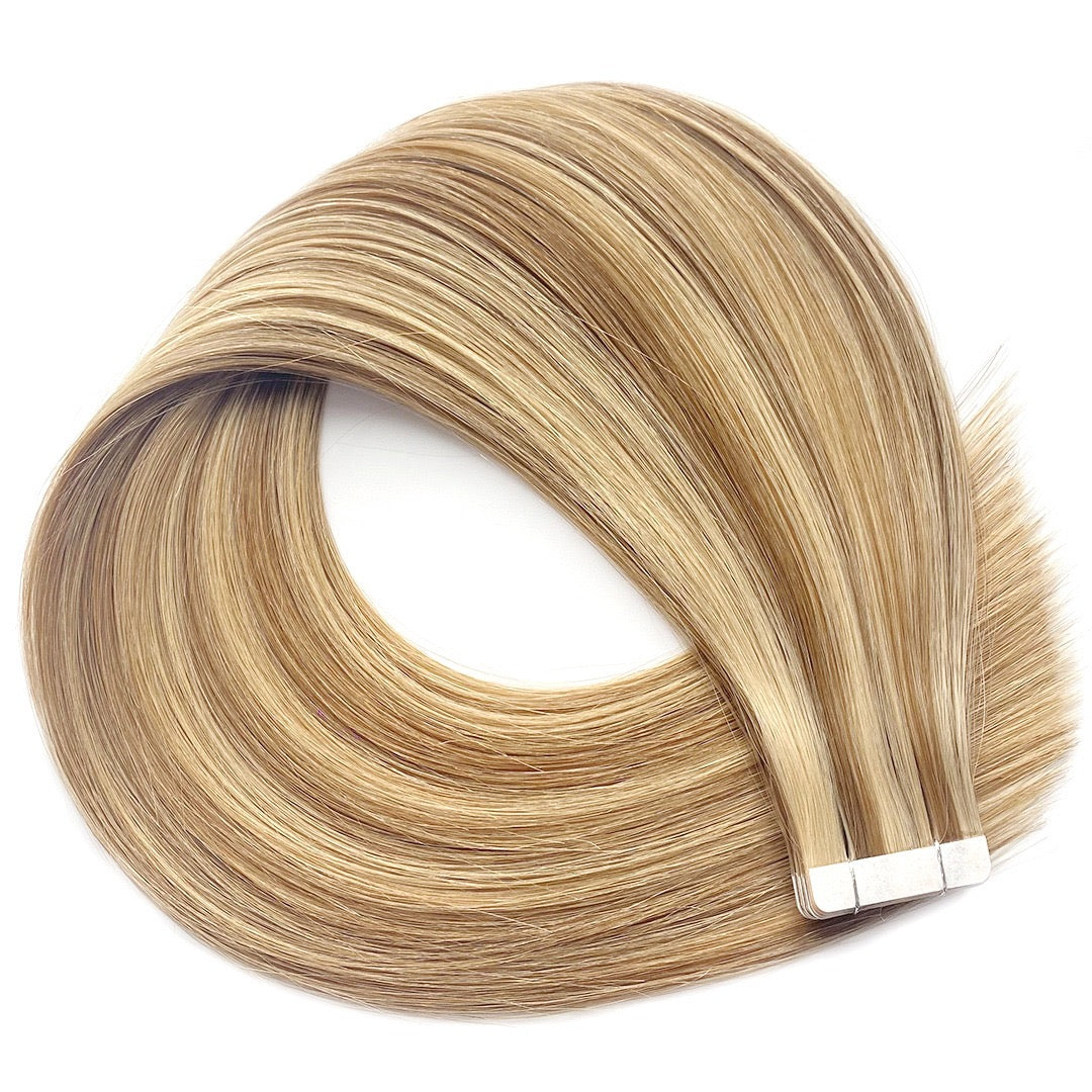 Stephanie (Cool Brown and Cool Blonde) - Reinforced Handtied Weft